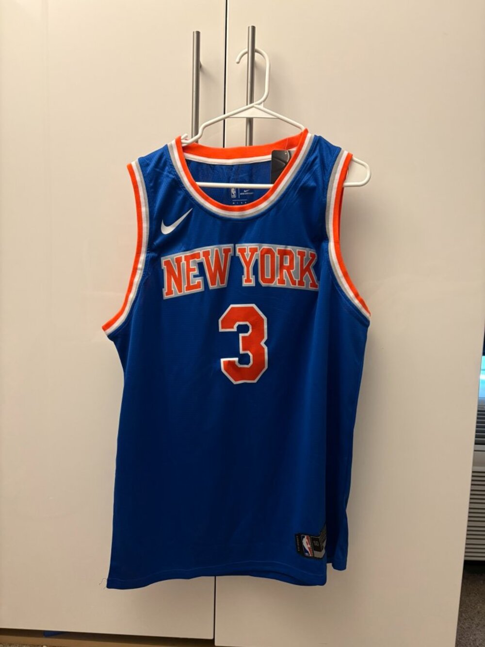 BRAND NEW WITHOUT TAGS Josh Hart New York Knicks Large Men Blue Jersey #3